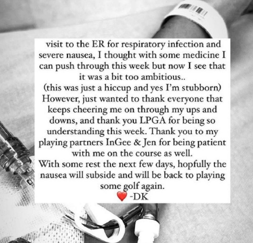 Danielle Kang Illness