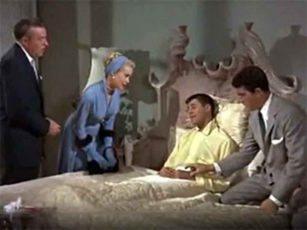 Fred Clark, Janet Leigh, Jerry Lewis & Dean Martin