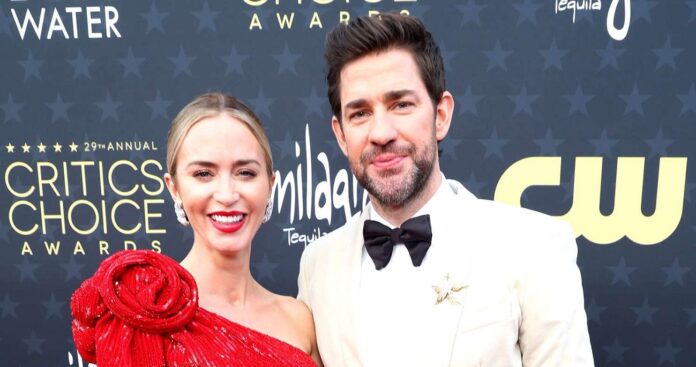 John Krasinski and Emily Blunt